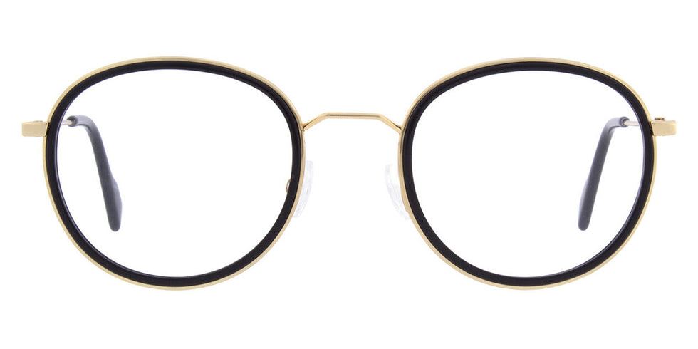 Andy Wolf® 4803 ANW 4803 01 49 - Black/Gold 01 Eyeglasses