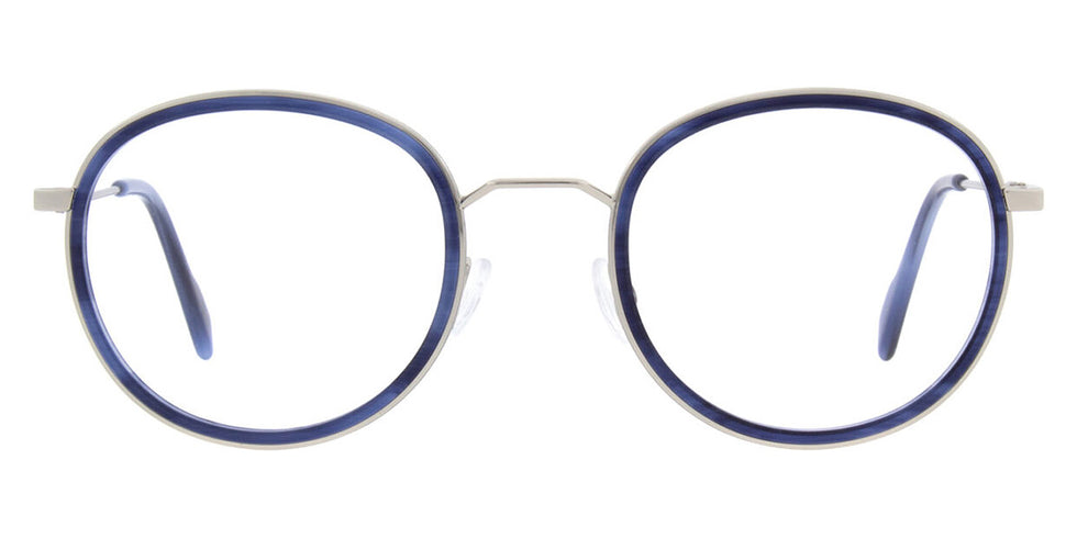 Andy Wolf® 4803 ANW 4803 04 49 - Blue/Silver 04 Eyeglasses
