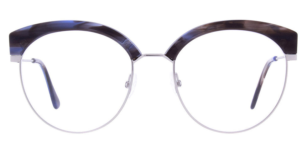 Andy Wolf® 4805 ANW 4805 03 52 - Brown/Silver Eyeglasses