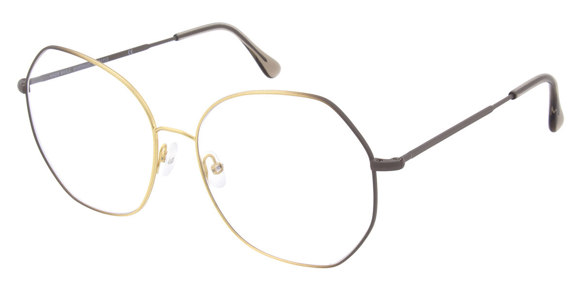 Andy Wolf® 4809 ANW 4809 07 58 - Gold/Grey Eyeglasses