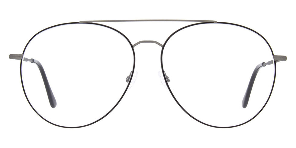 Andy Wolf® 4816 ANW 4816 01 61 - Gun/Black Eyeglasses
