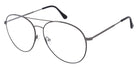 Andy Wolf® 4816 ANW 4816 01 61 - Gun/Black Eyeglasses