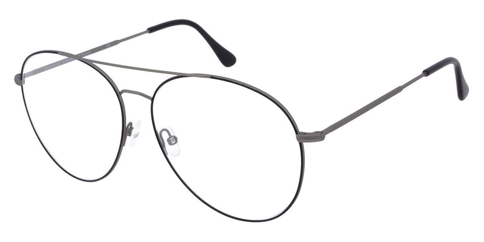 Andy Wolf® 4816 ANW 4816 01 61 - Gun/Black Eyeglasses