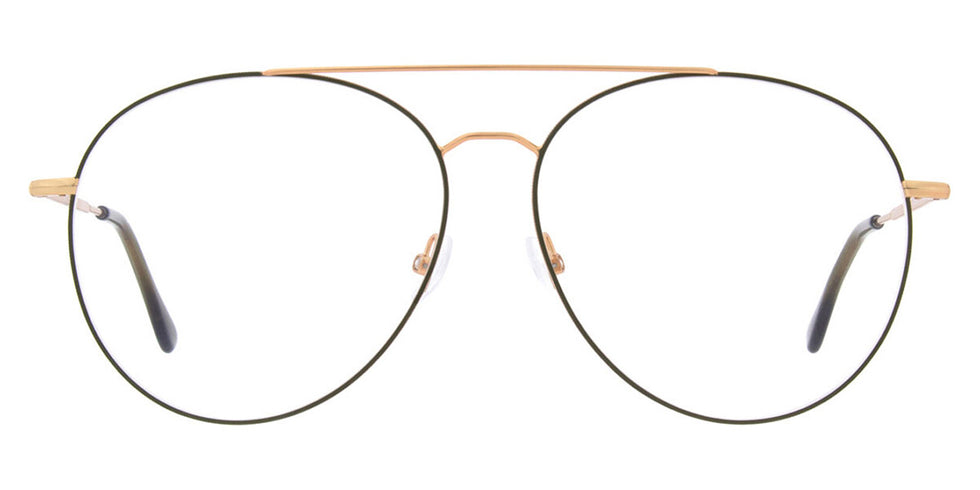 Andy Wolf® 4816 ANW 4816 03 61 - Rosegold/Green Eyeglasses