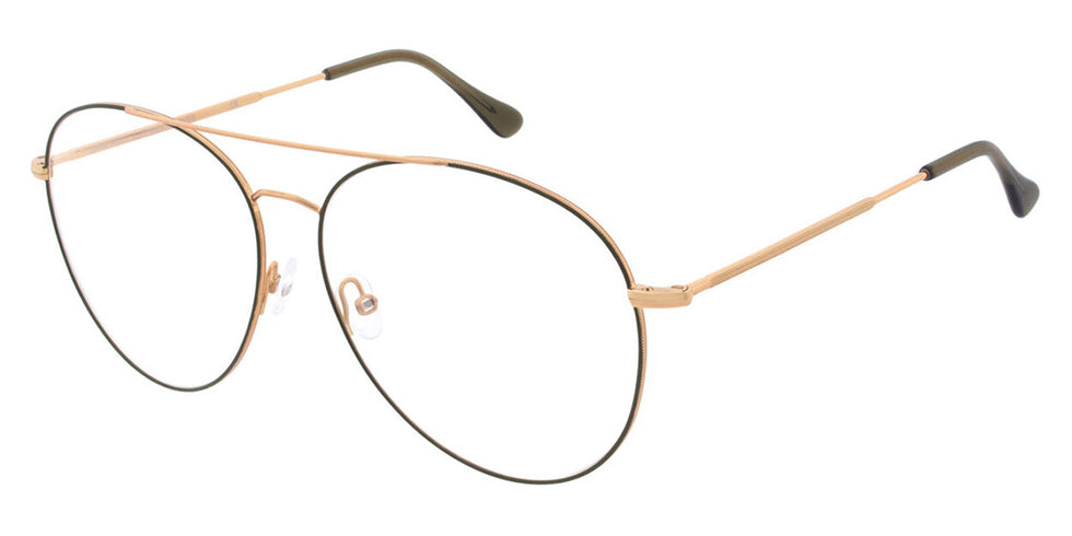 Andy Wolf® 4816 ANW 4816 03 61 - Rosegold/Green Eyeglasses