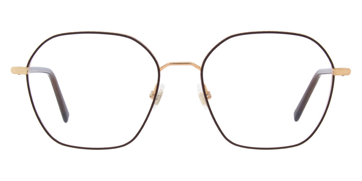 Andy Wolf® 4817 ANW 4817 01 52 - Rosegold/Brown Eyeglasses