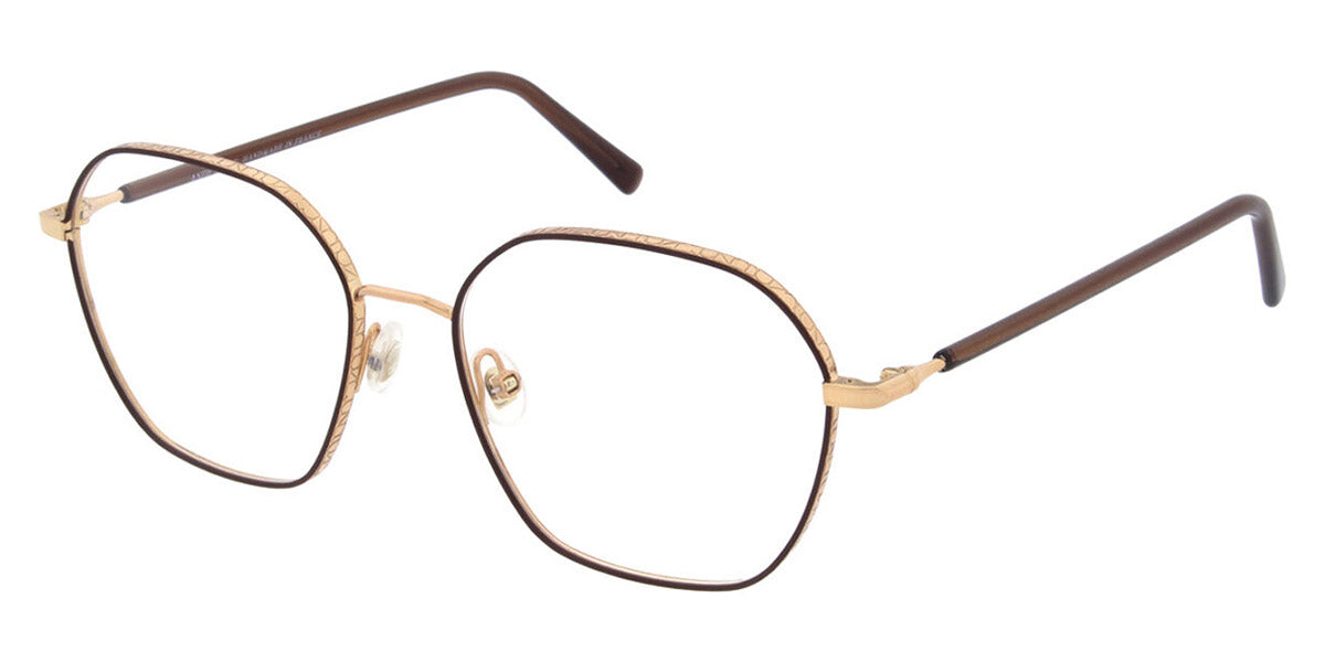 Andy Wolf® 4817 ANW 4817 01 52 - Rosegold/Brown Eyeglasses