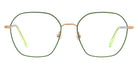 Andy Wolf® 4817 ANW 4817 02 52 - Rosegold/Green Eyeglasses