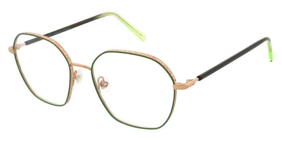 Andy Wolf® 4817 ANW 4817 02 52 - Rosegold/Green Eyeglasses