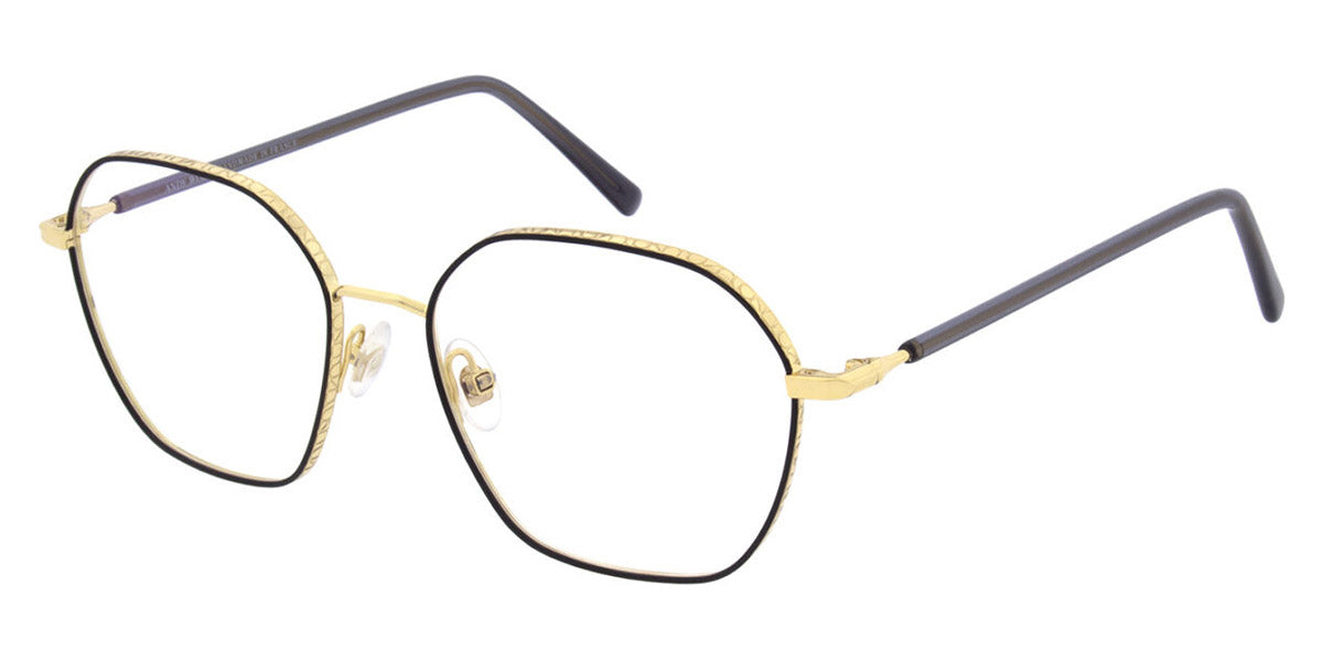 Andy Wolf® 4817 ANW 4817 05 52 - Gold/Black Eyeglasses