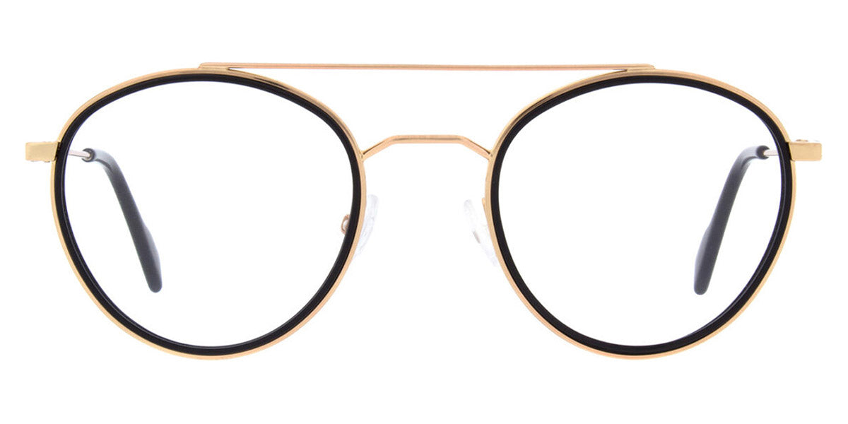 Andy Wolf® 4818 ANW 4818 01 47 - Rosegold/Black Eyeglasses
