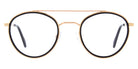 Andy Wolf® 4818 ANW 4818 01 47 - Rosegold/Black Eyeglasses