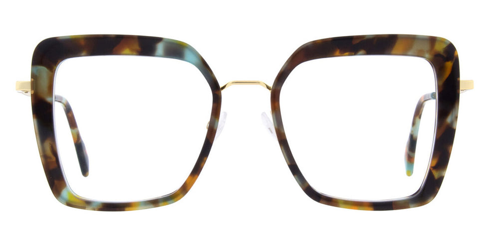 Andy Wolf® 4819 ANW 4819 06 51 - Teal/Gold Eyeglasses