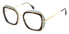 Andy Wolf® 4820 ANW 4820 04 52 - Green/Gold Eyeglasses
