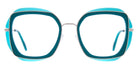 Andy Wolf® 4820 ANW 4820 06 52 - Teal/Silver Eyeglasses