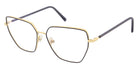 Andy Wolf® 4823 ANW 4823 04 58 - Gold/Grey Eyeglasses