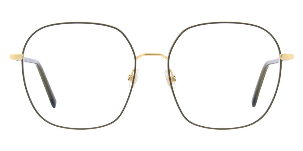 Andy Wolf® 4824 ANW 4824 04 58 - Gold/Green Eyeglasses