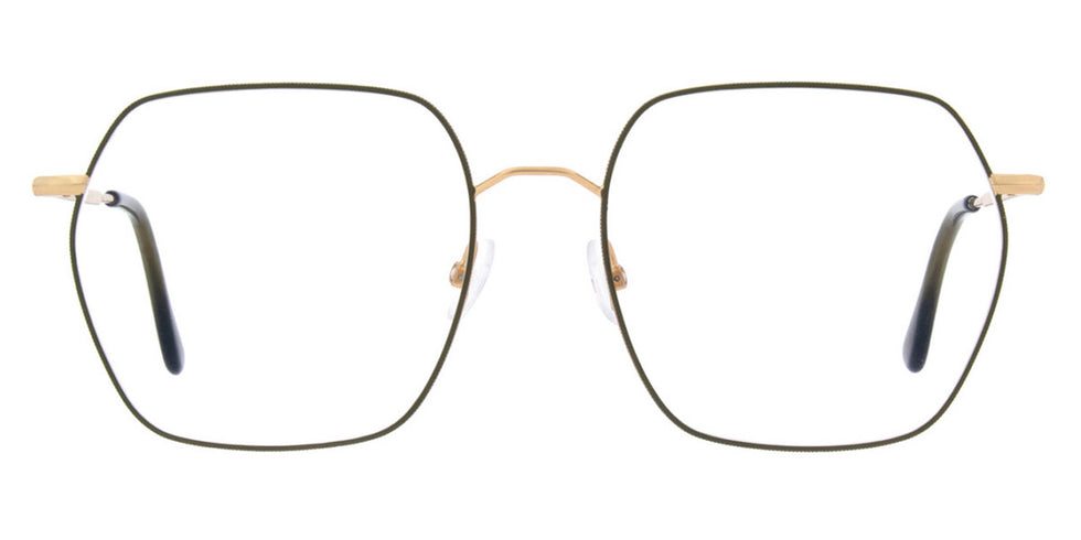 Andy Wolf® 4826 ANW 4826 03 54 - Rosegold/Green Eyeglasses