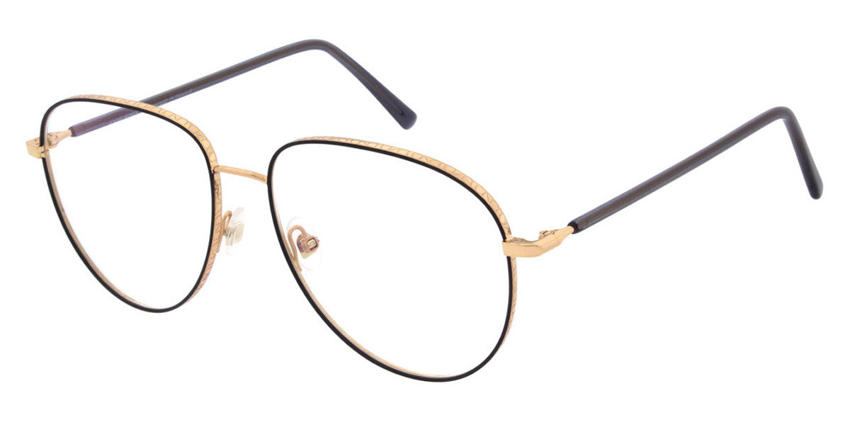 Andy Wolf® 4828 ANW 4828 03 58 - Rosegold/Black Eyeglasses