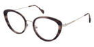 Andy Wolf® 4830 ANW 4830 03 54 - Brown/Silver Eyeglasses