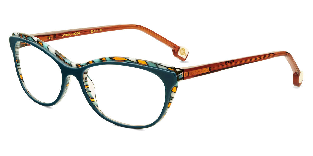 Etnia Barcelona® ANANA 5 ANANA 53O TQOG - TQOG Turquoise/Orange Eyeglasses