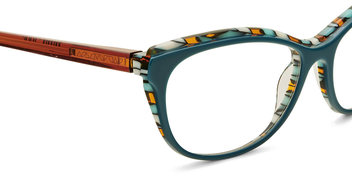 Etnia Barcelona® ANANA 5 ANANA 53O TQOG - TQOG Turquoise/Orange Eyeglasses