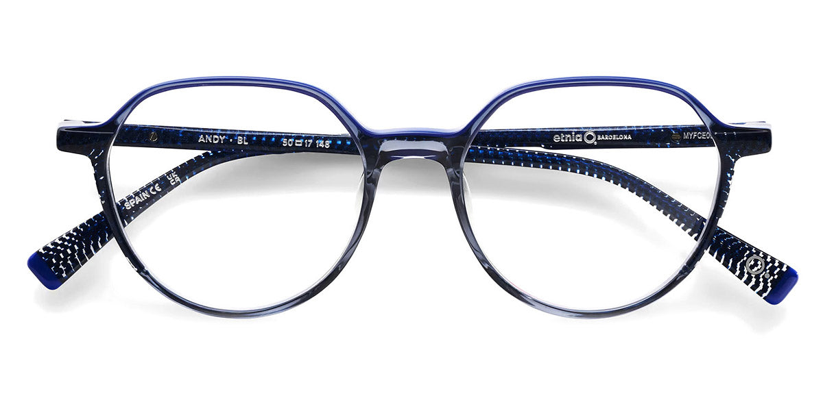Etnia Barcelona® ANDY 5 ANDY 50O BL - BL Blue Eyeglasses