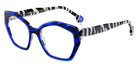 Etnia Barcelona® AZEEZA 5 AZEEZA 52O BLZE - BLZE Blue/Zebra Eyeglasses