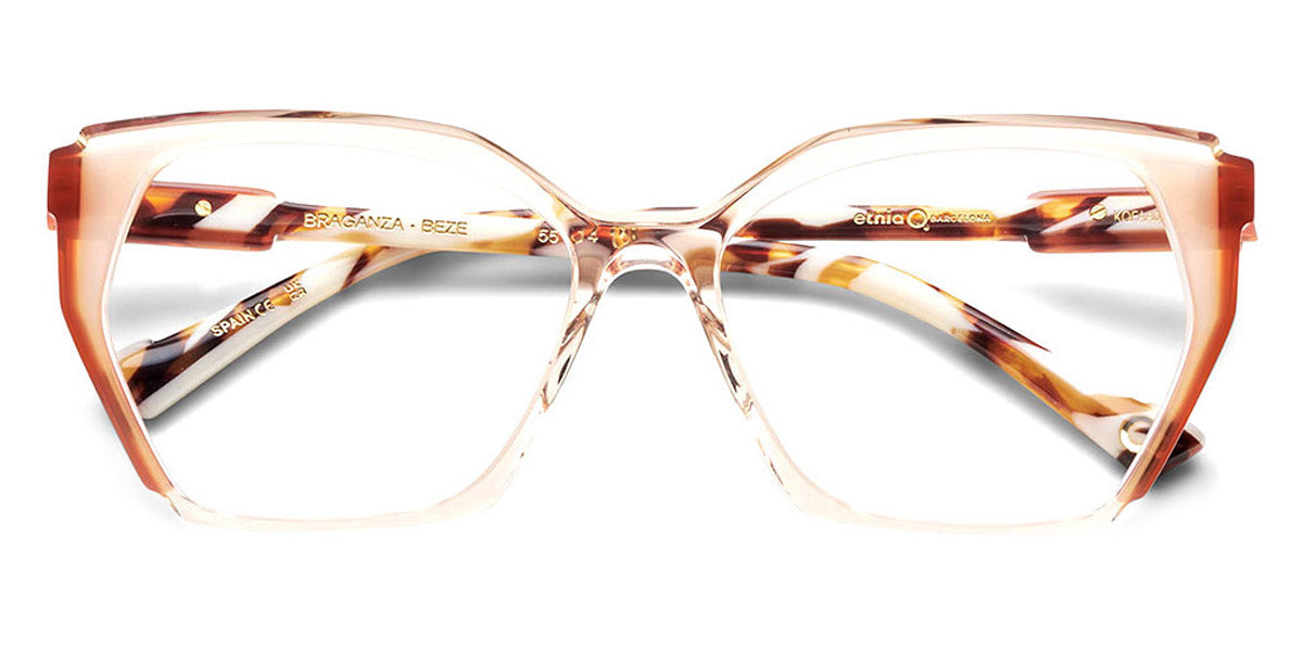 Etnia Barcelona® BRAGANZA 5 BRAGAN 55O BEZE - BEZE Brown/Zebra Eyeglasses