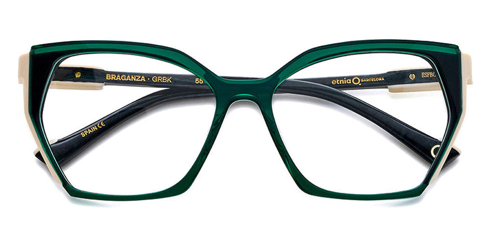 Etnia Barcelona® BRAGANZA 5 BRAGAN 55O GRBK - GRBK Green/Black Eyeglasses