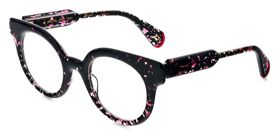 Etnia Barcelona® BRUTAL NO.30 5 BRUT30 49O BKPK - BKPK Black/Pink Eyeglasses