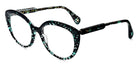 Etnia Barcelona® BRUTAL NO.33 5 BRUT33 54O BKGR - BKGR Black/Green Eyeglasses