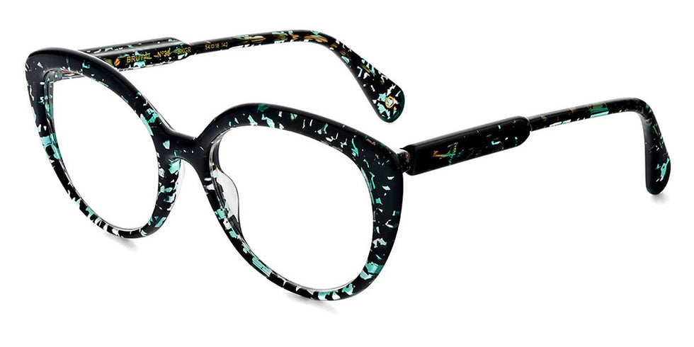 Etnia Barcelona® BRUTAL NO.33 5 BRUT33 54O BKGR - BKGR Black/Green Eyeglasses