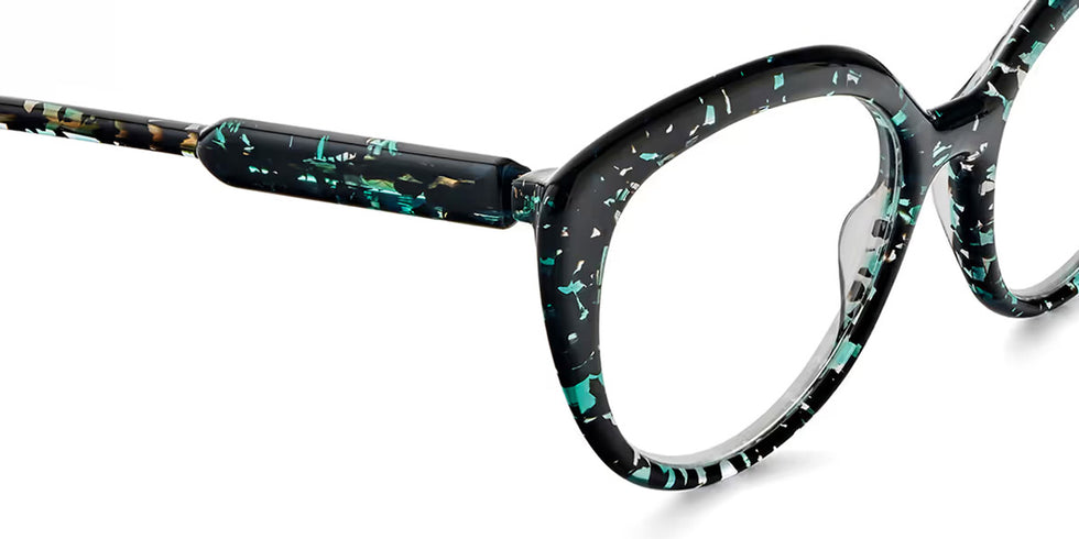 Etnia Barcelona® BRUTAL NO.33 5 BRUT33 54O BKGR - BKGR Black/Green Eyeglasses
