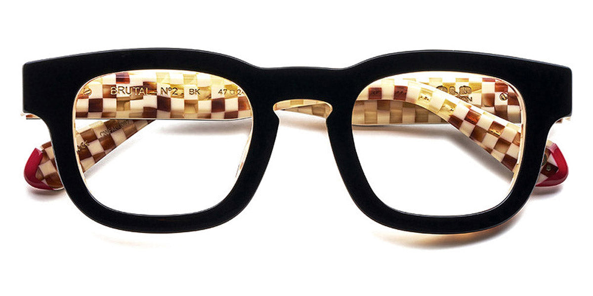 Etnia Barcelona® BRUTAL NO.02 SUN 5 BRUTA2 47O BK - BK Black Sunglasses