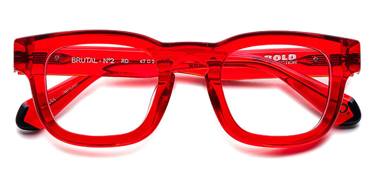 Etnia Barcelona® BRUTAL NO.02 SUN 5 BRUTA2 47O RD - RD Red Sunglasses