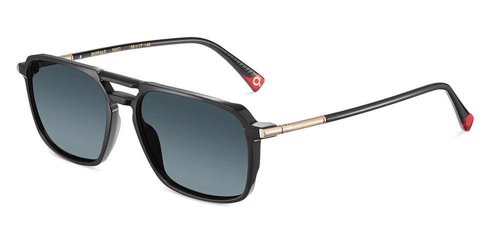 Etnia Barcelona® BUFFALO 5 BUFFAL 56S BKGD - BKGD Black/Gold Sunglasses