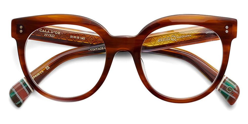 Etnia Barcelona® CALA DOR 5 CALADO 51O HVRD - HVRD Havana/Red Eyeglasses