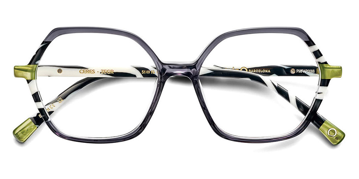 Etnia Barcelona® CERES 5 CERES 51O ZEGR - ZEGR Zebra/Green Eyeglasses