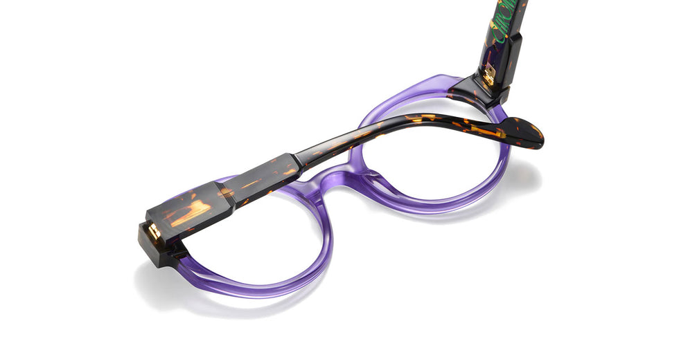 Etnia Barcelona® CHROMA N01 5 CHR001 49O PUHV - PUHV Purple/Havana Eyeglasses