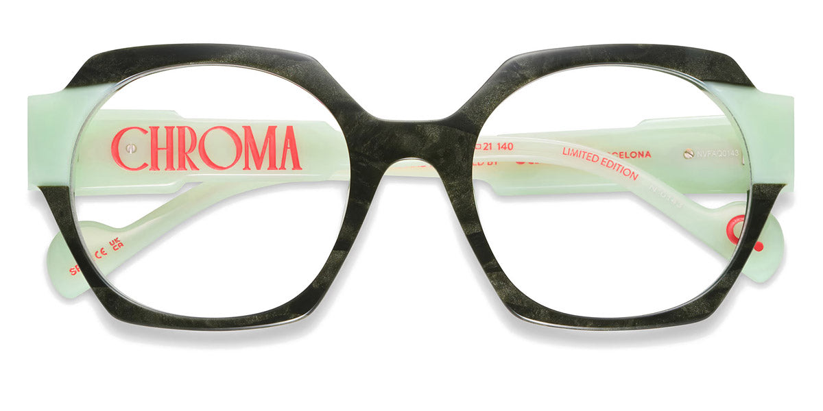 Etnia Barcelona® CHROMA N04 5 CHR004 53O DGGR - DGGR Green/Green Eyeglasses