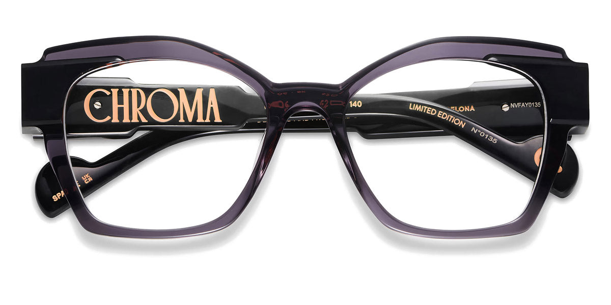 Etnia Barcelona® CHROMA N06 5 CHR006 52O BK - BK Black Eyeglasses