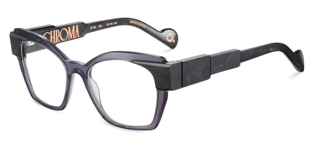 Etnia Barcelona® CHROMA N06 5 CHR006 52O BK - BK Black Eyeglasses