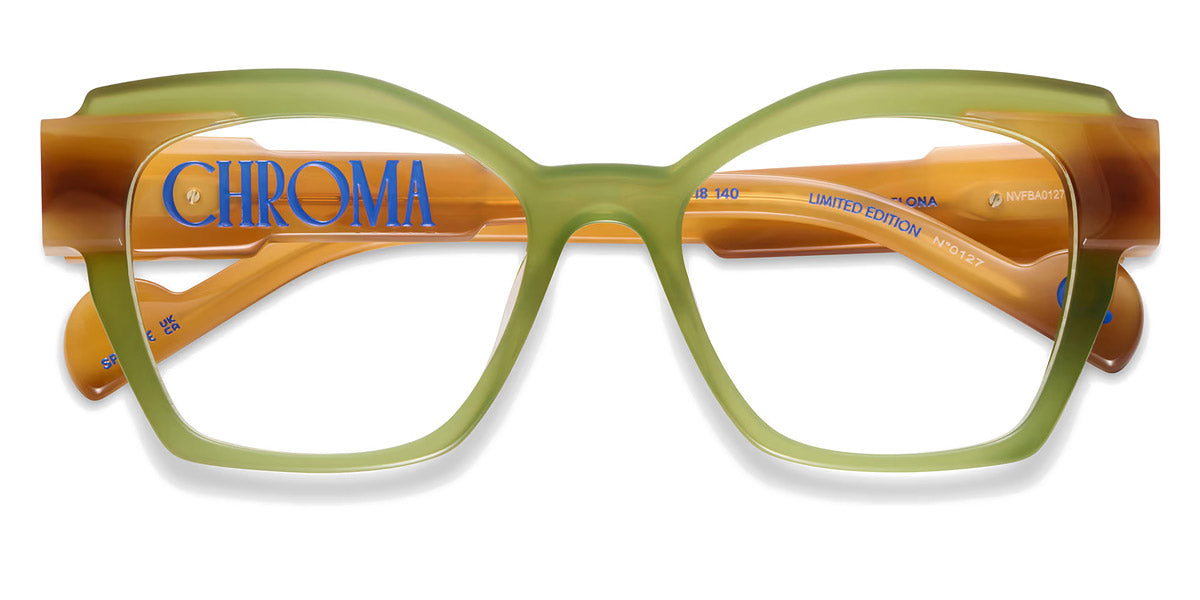 Etnia Barcelona® CHROMA N06 5 CHR006 52O GRHV - GRHV Green/Havana Eyeglasses