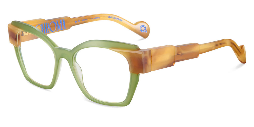 Etnia Barcelona® CHROMA N06 5 CHR006 52O GRHV - GRHV Green/Havana Eyeglasses