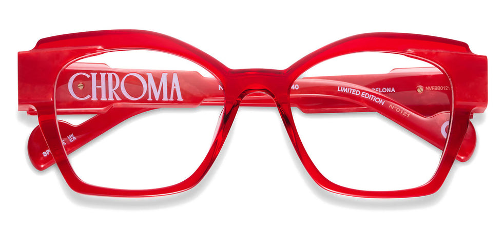 Etnia Barcelona® CHROMA N06 5 CHR006 52O RD - RD Red Eyeglasses
