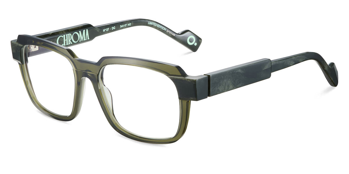 Etnia Barcelona® CHROMA N07 5 CHR007 54O DG - DG Green Eyeglasses