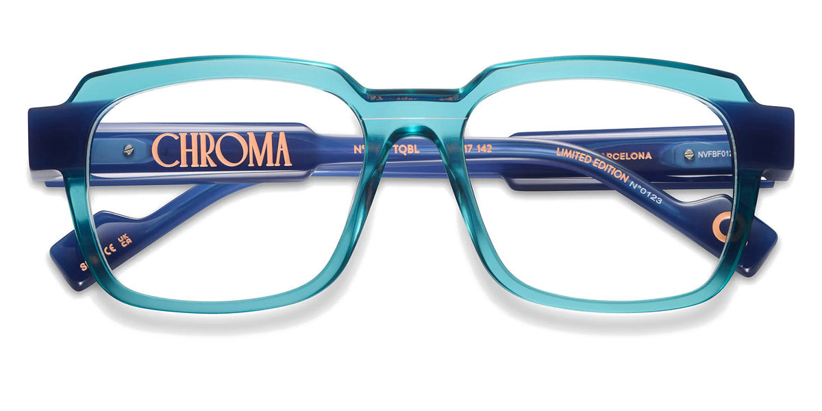 Etnia Barcelona® CHROMA N07 5 CHR007 54O TQBL - TQBL Blue/Blue Eyeglasses