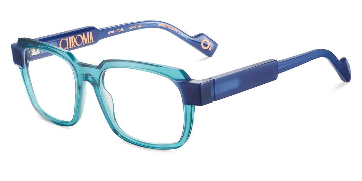 Etnia Barcelona® CHROMA N07 5 CHR007 54O TQBL - TQBL Blue/Blue Eyeglasses