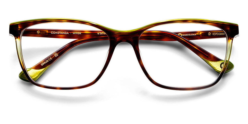 Etnia Barcelona® CONSTANZA 5 CONSTA 54O HVGR 54 - HVGR Havana/Green Eyeglasses